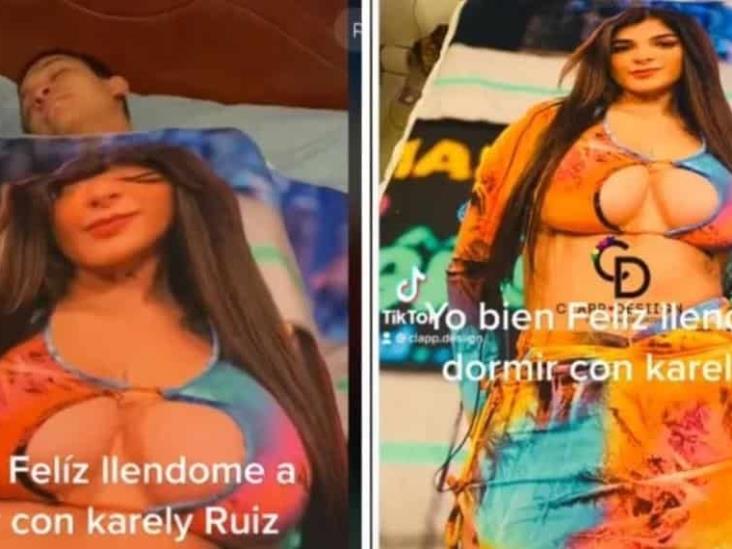 Joven presume su cobija de Karely Ruiz; video se vuelve viral en TikTok Joven presume su cobija de Karely Ruiz; video se vuelve viral en TikTok