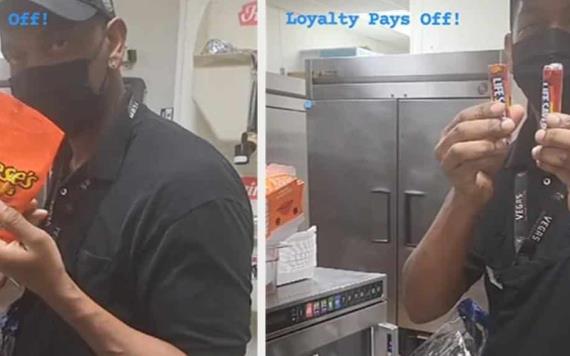 ¡Un golpe dolía menos! Hombre trabajó 27 AÑOS en Burger King y este fue su "regalo" de despedida