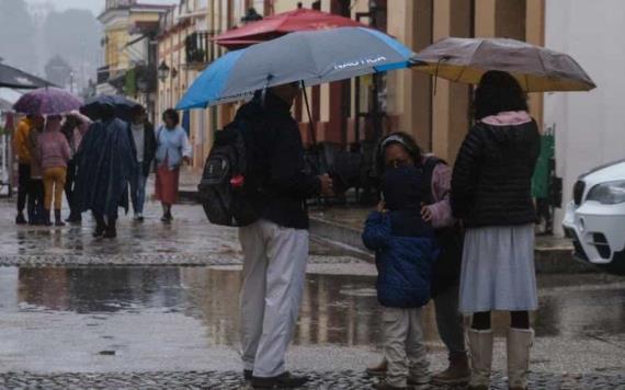 Se pronostican lluvias intensas en Oaxaca, y muy fuertes en Chiapas, Durango y Veracruz