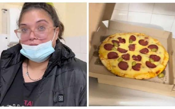 Mujer recibe un pedido de 17 pizzas y nadie lo abre cuando llega a la entrega