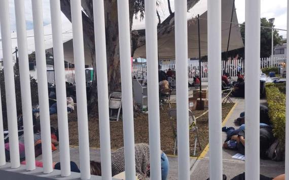 Reportan balacera en centro de vacunación Covid-19 en Puebla