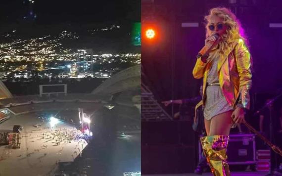 Ni con boletos regalados Paulina Rubio logra llenar concierto en Costa Rica