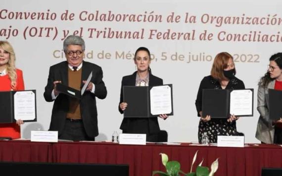 Firman TFCA y OIT convenio de colaboración para el desarrollo de política de igualdad y derechos humanos