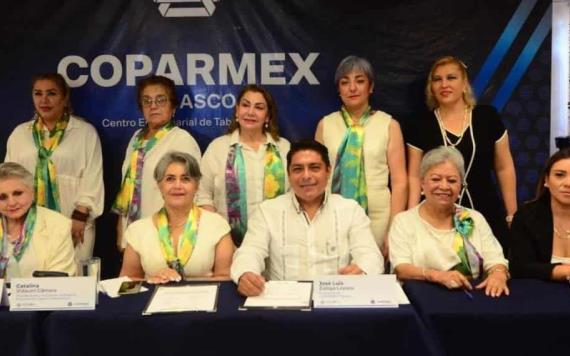 Coparmex firma convenio con la Asociación Mexicana de Mujeres Empresarias