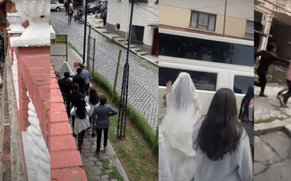 Video: Sorprenden a novio en plena infidelidad antes de su boda