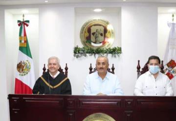 Magistrado Priego Oropeza subrayó su compromiso con el imperio del Estado del Derecho