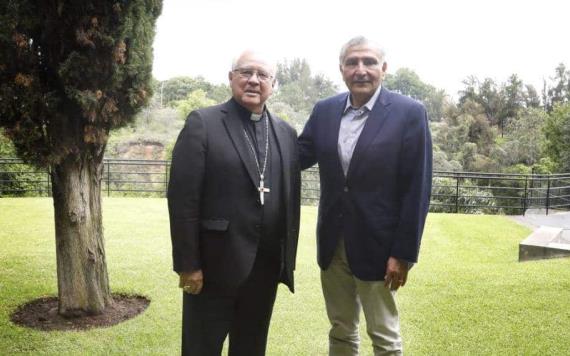 Se reúne secretario de Gobernación con arzobispo de Guadalajara