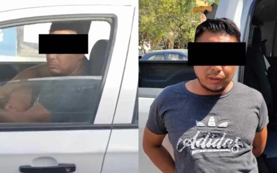 Detienen a sujeto que fue captado agrediendo a una mujer en Nuevo León