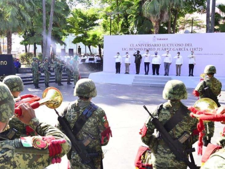 Autoridades homenajean aniversario luctuoso de Benito Juárez García Autoridades homenajean aniversario luctuoso de Benito Juárez García