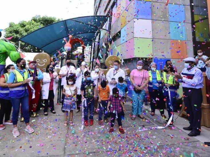 Fundación del Mago Chong-Tall reinaugura área de juegos infantiles a un costado de la torre oncológica Fundación del Mago Chong-Tall reinaugura área de juegos infantiles a un costado de la torre oncológica