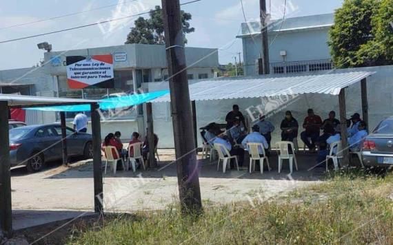 Trabajadores de Telmex de la Secc. 140 iniciaron huelga