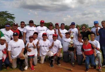 Guerreros se coronó campeón de la Liga de Beisbol Municipal de Playas del Rosario