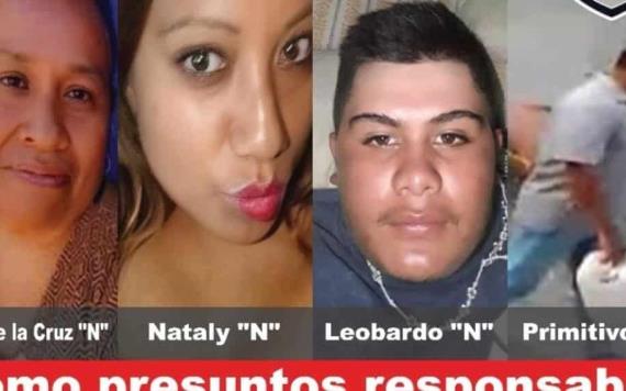 Emiten ficha de búsqueda de los presuntos feminicidas de Margarita Ceceña