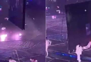 Pantalla gigante cae sobre bailarines de banda K-pop en HongKong; hay dos heridos