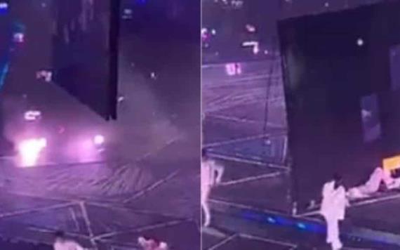 Pantalla gigante cae sobre bailarines de banda K-pop en HongKong; hay dos heridos