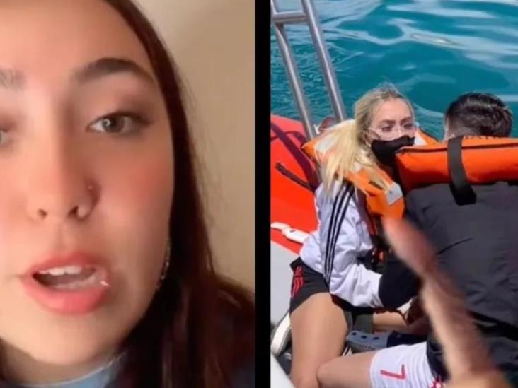 En medio del mar, joven se entera que su novio la engañó con su amiga: En medio del mar, joven se entera que su novio la engañó con su amiga: