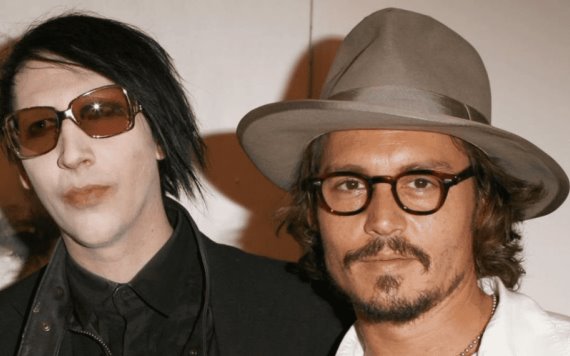 Filtran mensajes de Johnny Depp y Marilyn Manson