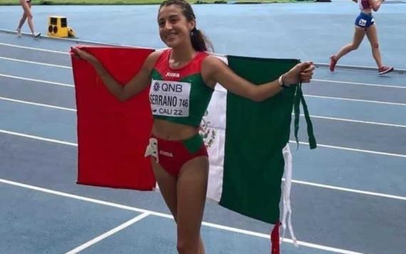 Karla Ximena Serrano gana oro en el Campeonato Mundial de Atletismo Sub-20