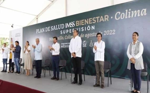 AMLO supervisa Plan de Salud IMSS-Bienestar en Manzanillo