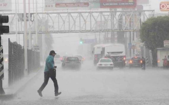 Se prevén lluvias puntuales muy fuertes a intensas en México