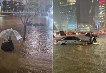 Corea del Sur recibe la mayor cantidad de lluvia en 80 años