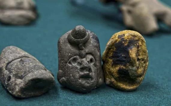 Recuperan 93 piezas arqueológicas en un tianguis de la CDMX