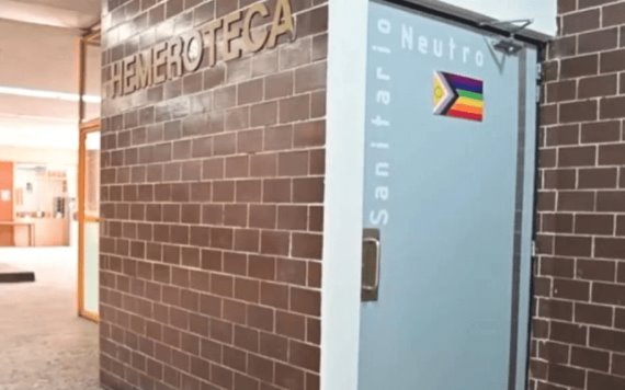 UNAM estrena sanitario neutro para la comunidad LGBTQ