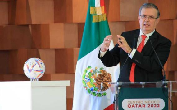 Elementos de la GN irán al Mundial de Qatar, anuncia  Marcelo Ebrard; apoyarán a afición mexicana