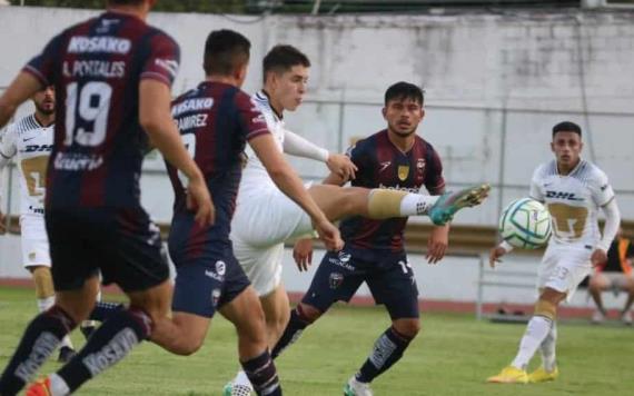 Pumas Tabasco y Atlante empataron a uno en la fecha 8 en el Estadio Olímpico de Villahermosa