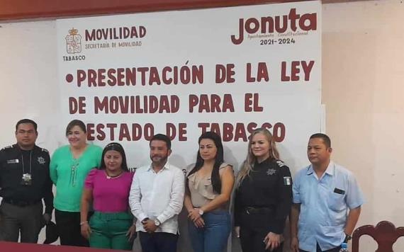 En Jonuta, presentan Ley General de Movilidad y Seguridad Vial en Tabasco