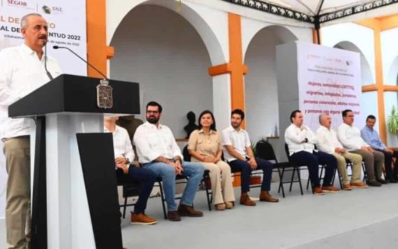Gobernador inauguró la Feria Nacional para la Inclusión Laboral de la Juventud 2022
