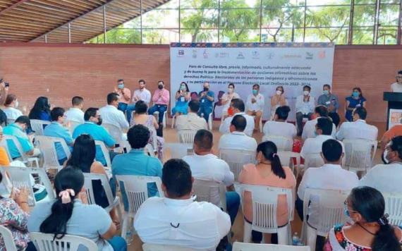 IEPCT realiza segundo foro municipal para la consulta indígena en Nacajuca