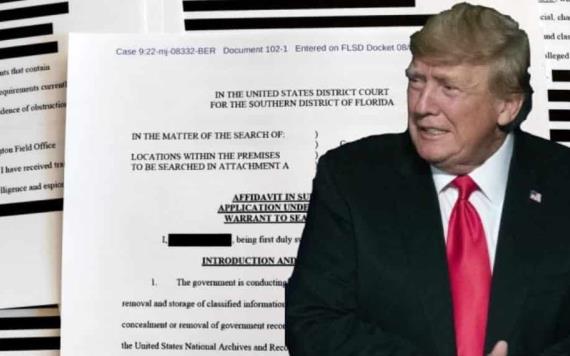 Tras cateo a casa de Trump, hallan documentos sujetos a privilegio abogado-cliente