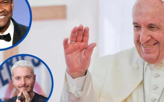 Papa Francisco asistirá a reunión con Denzel Washington, J Balvin y otros artistas