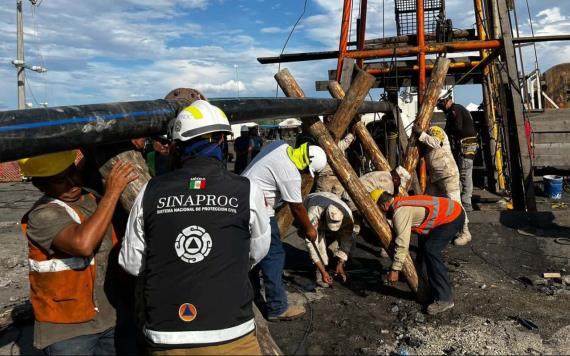 Protección Civil prevé que rescate de mineros se logre en seis meses