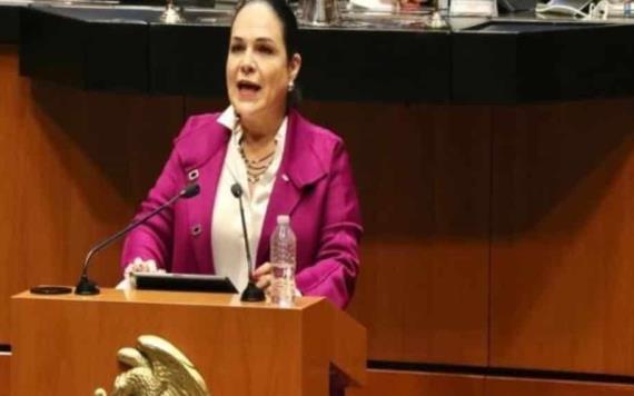 Mónica Fernández Balboa, presenta iniciativa ante el pleno del Senado de la República