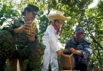 Presenta Ejército y Fuerza Aérea Mexicanos "Nuestras raíces", los tesoros de Tabasco