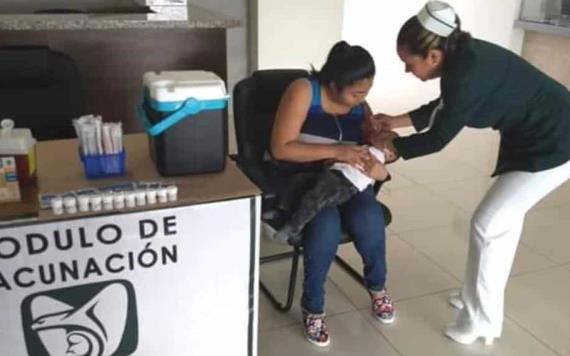 Realiza IMSS Tabasco Jornada de Vacunación para proteger a menores contra poliomielitis