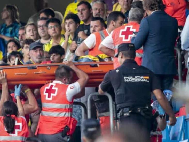Aficionado sufre infarto en pleno partido del Barcelona contra el Cádiz Aficionado sufre infarto en pleno partido del Barcelona contra el Cádiz