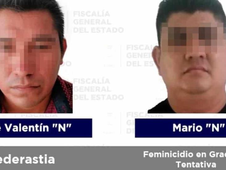 Asegurados presuntos responsables de tentativa de feminicidio, robo, violencia familiar y pederastia Asegurados presuntos responsables de tentativa de feminicidio, robo, violencia familiar y pederastia