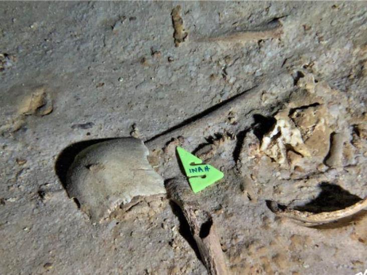 La osamenta, presuntamente premaya, localizada en una cueva sumergida del Tramo 5 del Tren Maya no será afectada La osamenta, presuntamente premaya, localizada en una cueva sumergida del Tramo 5 del Tren Maya no será afectada