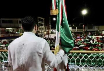 Gobierno Municipal de Cunduacán realizó la ceremonia de Grito de Independencia de México