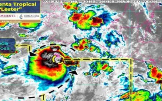 Se forma tormenta tropical Lester: mira que estados se verán afectados