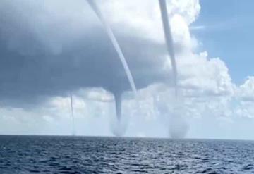 Captan trombas marinas en España