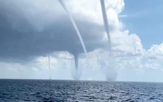 Captan trombas marinas en España