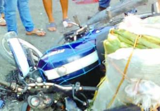 Trágico accidente de motociclistas en ranchería Plátano y Cacao segunda sección