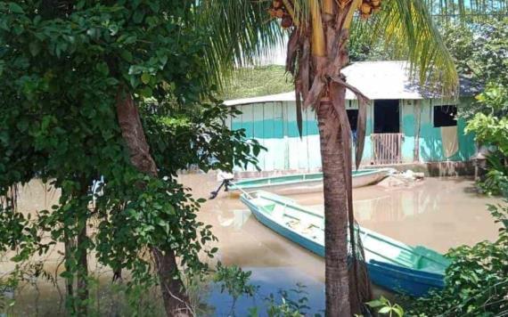 Habitantes piden auxilio de autoridades ante las afectaciones del río Usumacinta