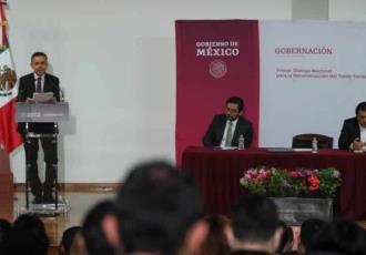 Inaugura César Yáñez Centeno ´Primer Diálogo Nacional para la Reconstrucción del Tejido Social´