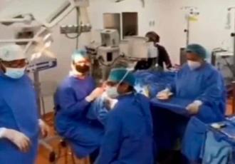 Médicos fueron sorprendidos por el sismo durante delicada operación a bebé