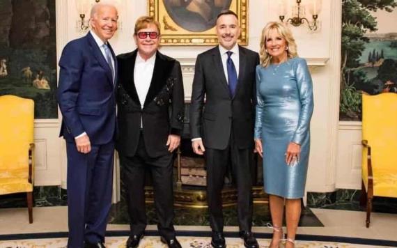 Los Biden reciben a Elton John para velada musical en la Casa Blanca